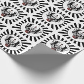 ロック&ギタ転がーロッカーヘビーメタルミュージシャン ラッピングペーパー (角)