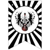 ロック&ギタ転がーロッカーメタルミュージシャンパーティー バンティングフラッグ (第1の旗)