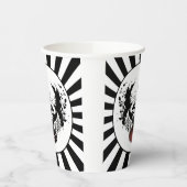 ロック&ギタ転がーロッカーメタルミュージシャンパーティー 紙コップ (左)