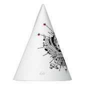 ロック&ギタ転がー重金属バンド音楽ミュージシャン パーティーハット (左)