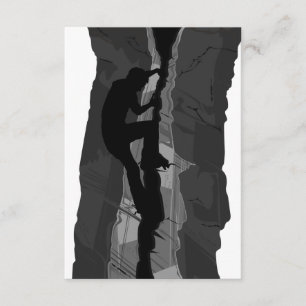 ロック・クライマーのBouldering RSVPカード