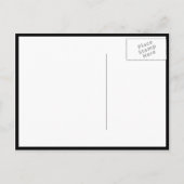 ロック&グ転がランギーハート音楽テーマ結婚の インビテーションポストカード (裏面)