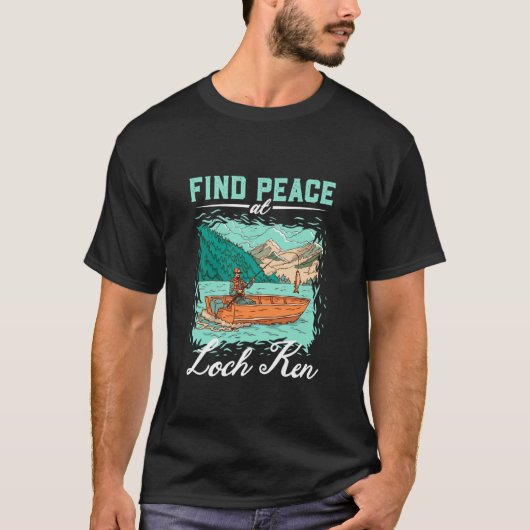 ロック・ケンでの釣り Tシャツ (正面)