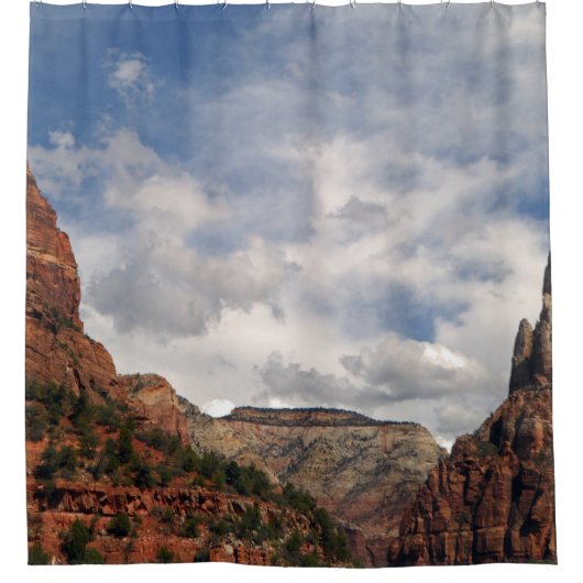 ロック & スカイ ジオン・ナショナル・パーク ユタ州 シャワーカーテン (正面)