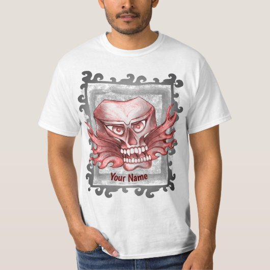 ロック スカル Tシャツ (正面)