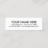 ロック スキニー名刺 (裏面)