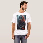 ロック・スターのサスクワッチ Tシャツ (正面フル)
