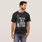 ロック・スター気分でハロウィンをお手軽に楽しもう Tシャツ (正面フル)