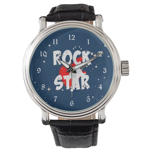"ロック・スター" 腕時計 (正面)