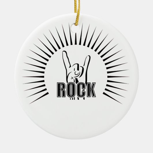 ロック セラミックオーナメント (正面)