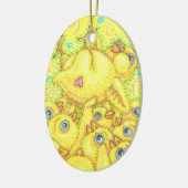 ロック&チ転がック、春モシュピットオーナメント楕円 セラミックオーナメント (左)