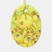 ロック&チ転がック、春モシュピットオーナメント楕円 セラミックオーナメント (裏面)