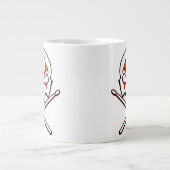 ロック&ドラマー転がコーヒーカップ ジャンボコーヒーマグカップ (正面)