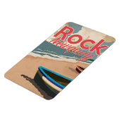 ロック、ニューキー 復刻版 機関車 旅行ポスター マグネット (左側)