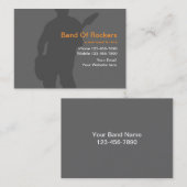 ロック・バンドの名刺 名刺 (正面/裏面)