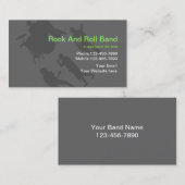 ロック・バンドの名刺 名刺 (正面/裏面)