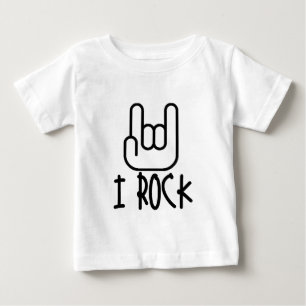 ロック! ベビーTシャツ