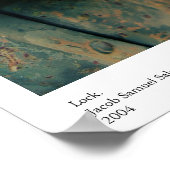 ロック。 ポスター (角)