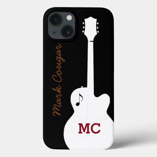 ロック・ミュージックのギタリストのため Case-Mate iPhoneケース (裏面)