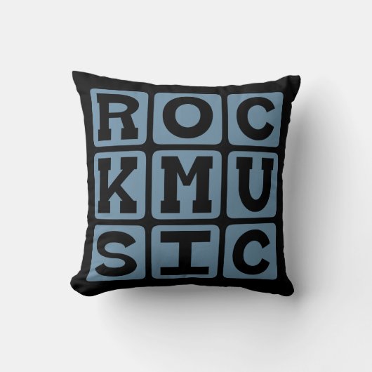 ロック・ミュージック, 音楽のジャンル クッション (正面)