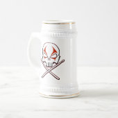 ロック&ロールビールマグ重金属スタイン ビールジョッキ (正面左)