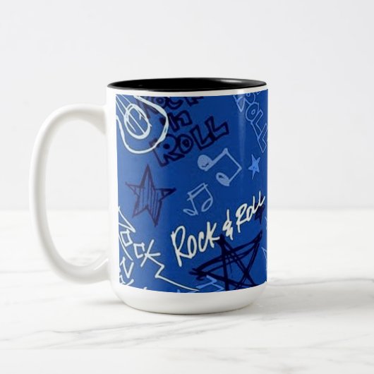 ロック&ロ転がックスターブルー ツートーンマグカップ (左)