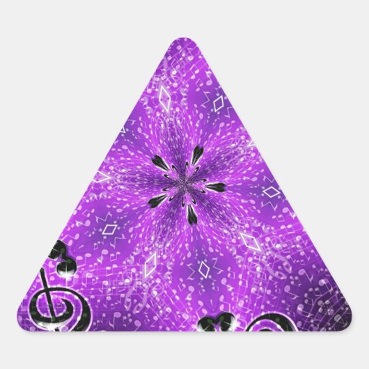 ロック!_ 三角形シール (正面)