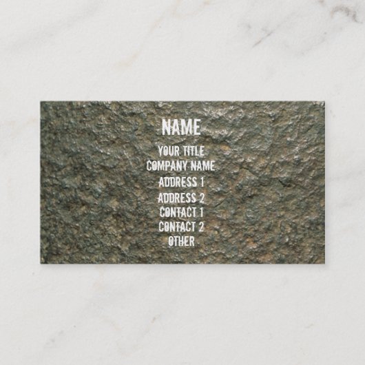 ロック 名刺 (正面)