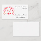 ロック 名刺 (正面/裏面)