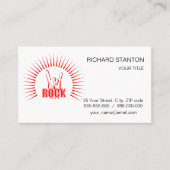 ロック 名刺 (正面)