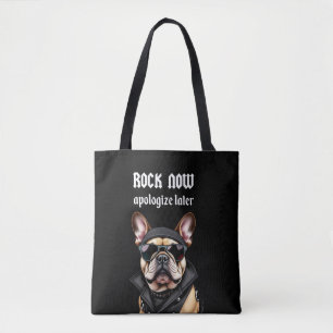 ロック、後で謝る トートバッグ