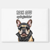 ロック、後で謝る マグネット (正面)