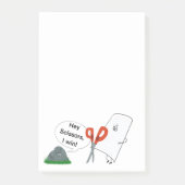 ロック、紙、はさみ ポストイット (正面)