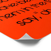 ロック、紙、ロック。 ポスター (角)