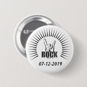 ロック 缶バッジ (正面&裏面)