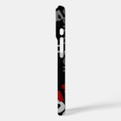 ロック&転がタイポグラフィ音楽 Case-Mate iPhoneケース (裏面 / 左)