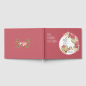 ロック&鍵ラウンド結婚ズゲストブック ゲストブック (全面)