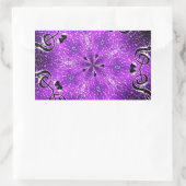 ロック!_ 長方形シール (バッグ)