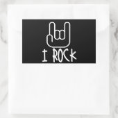 ロック! 長方形シール (バッグ)