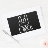 ロック! 長方形シール (封筒)