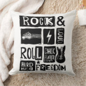 ロック&音楽好き転がの喜び クッション (ブランケット)