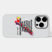 ロック Case-Mate iPhoneケース (裏面 (横))