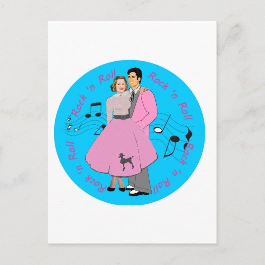 ロック' n 転が ポストカード (正面)