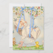 ロックBYEの空色の誕生の発表 案内状 (正面)