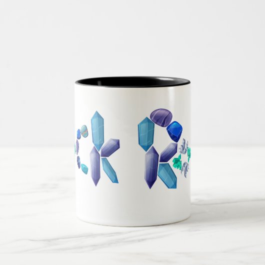 ロックCo、私はロックコーヒーマグ、地質学コーヒーマグを見た ツートーンマグカップ (中央)