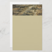 ロックfromジョシュアツリー抽象芸術自然 便箋 (正面/裏面)