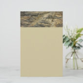 ロックfromジョシュアツリー抽象芸術自然 便箋 (スタンド正面)