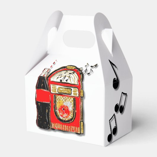 ロックn'ジューク転がボックス誕生日パーティー フェイバーボックス (裏面サイド)