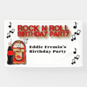 ロックn'ジューク転がボックス誕生日パーティー 横断幕