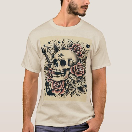ロック'n'バラタトゥーティー tシャツ (正面)